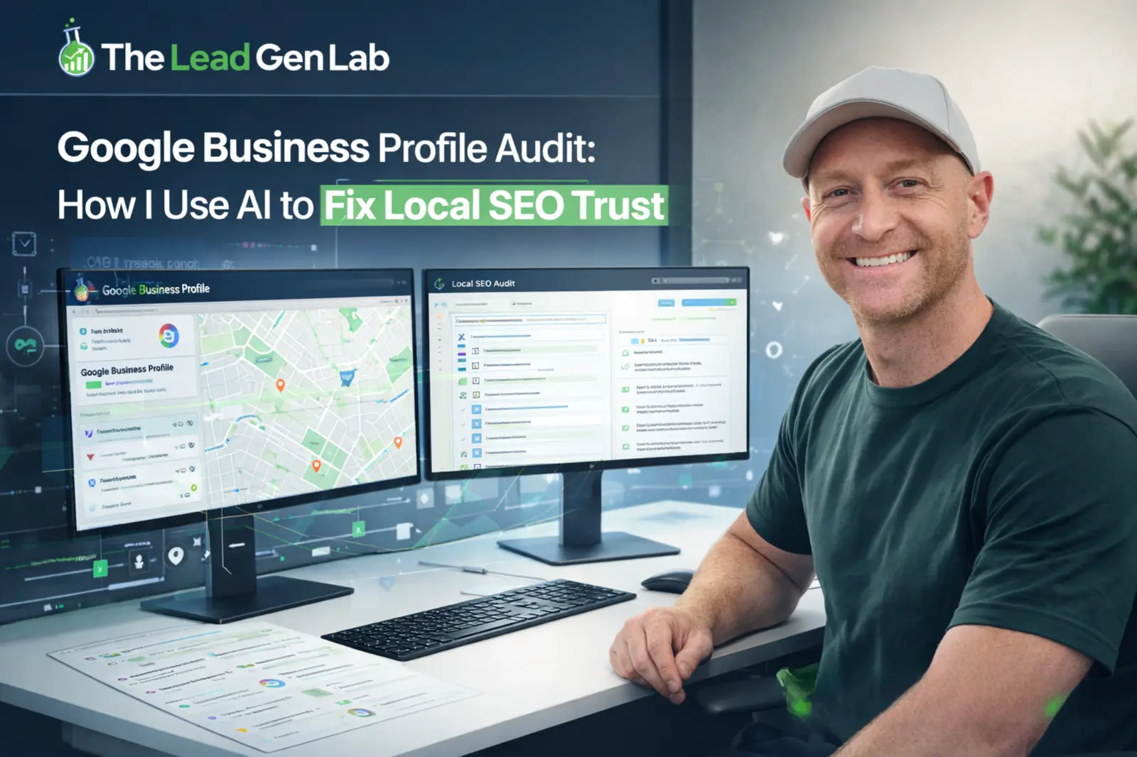 Google Business Profile audit for local SEO trust, by The Lead Gen Lab.