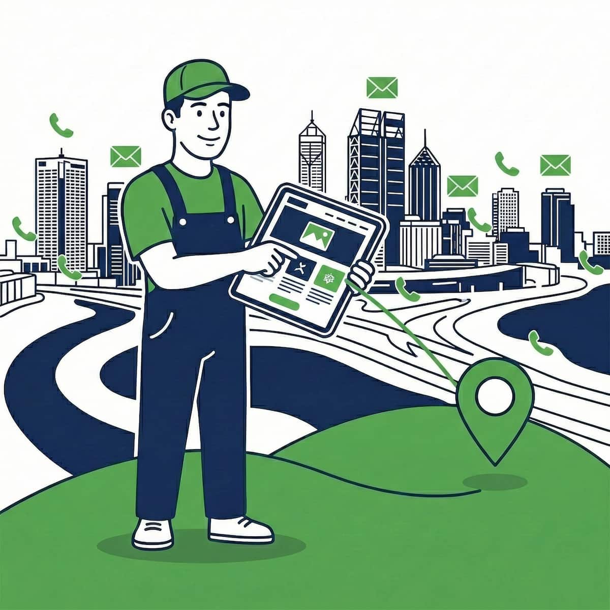 Tradie website design in Perth