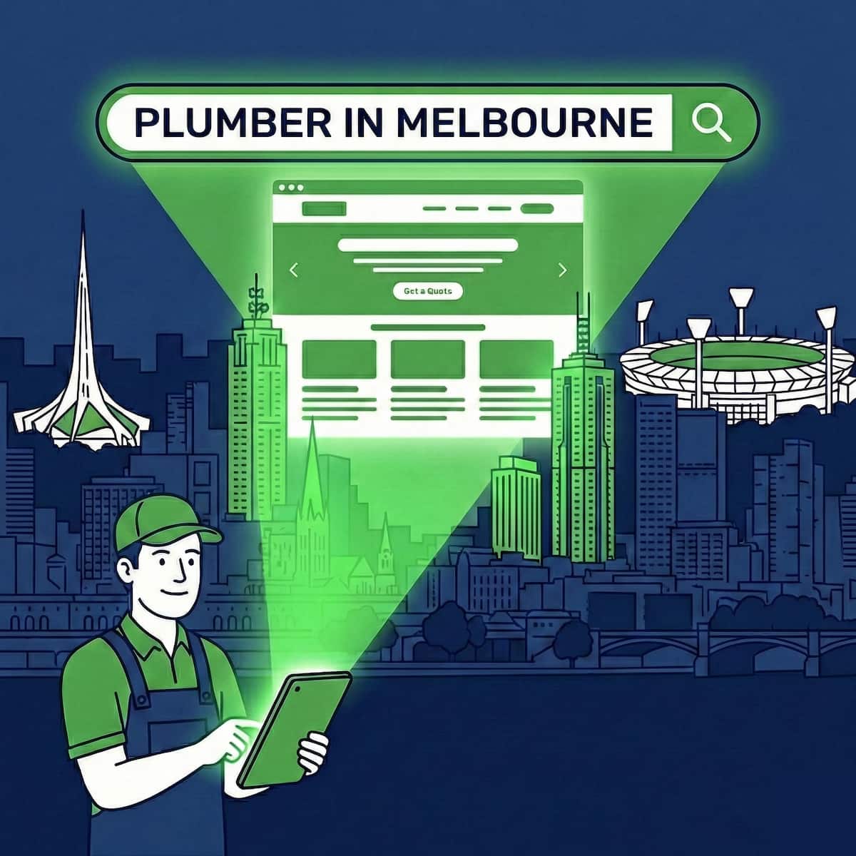 Tradie website design in Melbourne